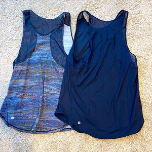 Lululemon Two Sculpt Tanks Size 8
